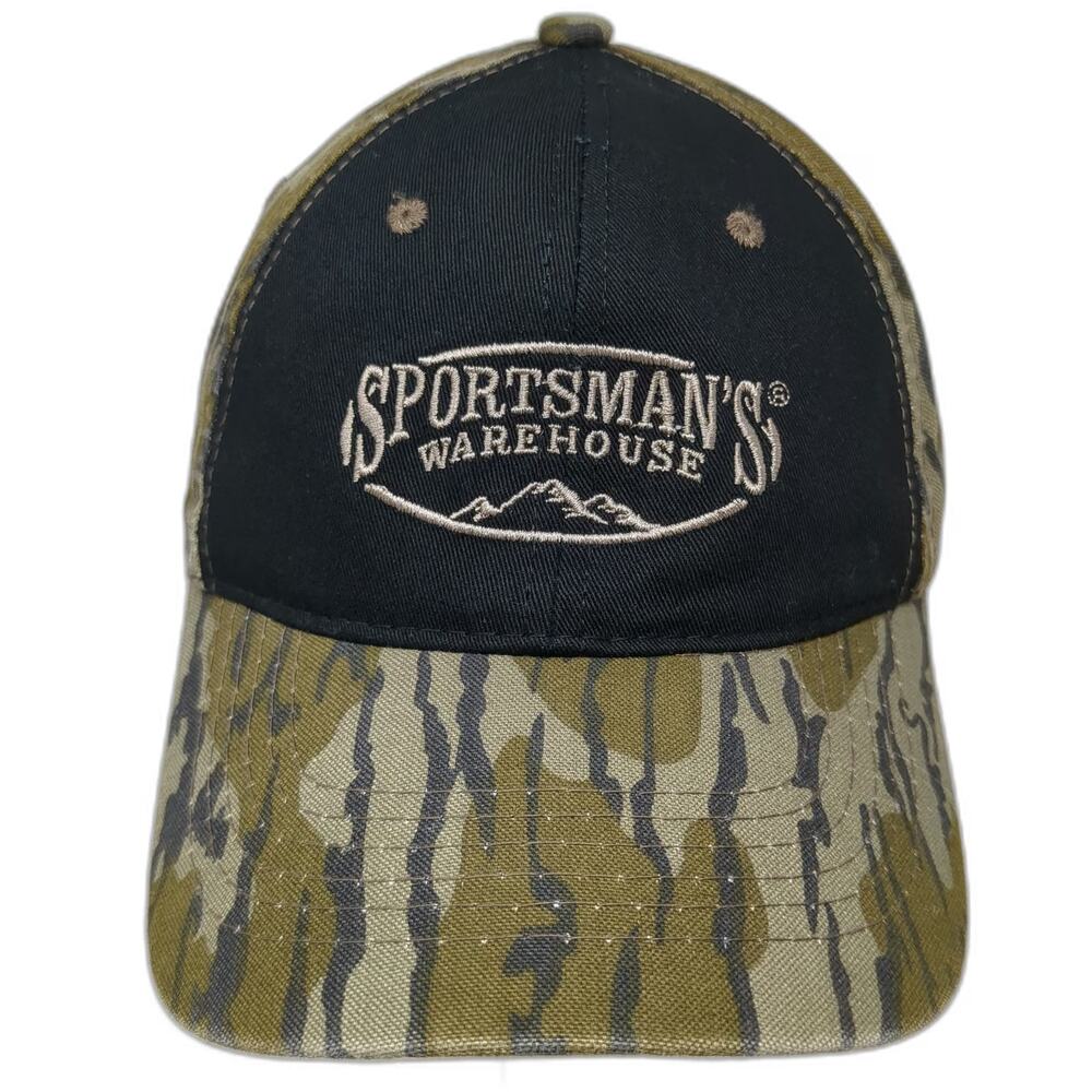 Outdoor Cap 5 Panel Green Camo Sportsman's Warehouse One Size Snapback Hat